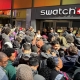  SWATCH SHUTS STORES ACROSS UK AFTER HUGE CROWDS QUEUE FOR NEW LIMITED EDITION WATCH