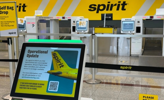 SPIRIT AIRLINES SHUTDOWN