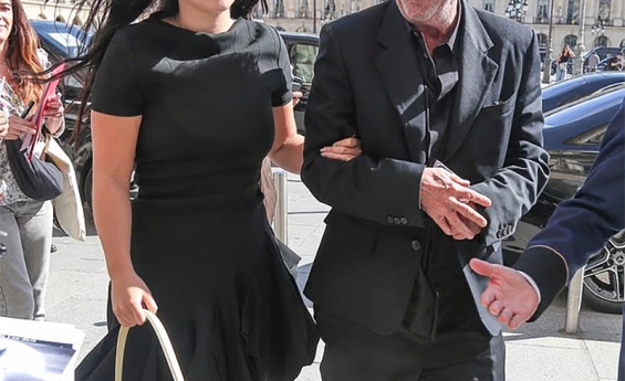 TIM BURTON AND DAUGHTER NELL MAKE RARE JOINT APPEARANCE AT PARIS FASHION WEEK