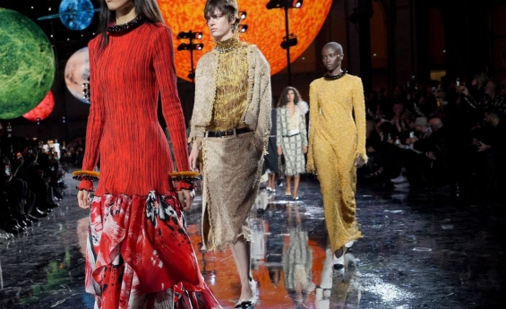 PARIS FASHION WEEK TURNS RUNWAYS INTO SPECTACLE