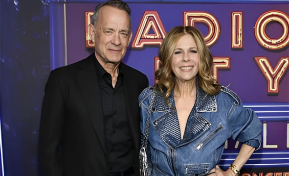 TOM HANKS GIVES SWEET MARRIAGE TIP TO TAYLOR SWIFT AND TRAVIS KELCE AT TOY STORY 5 PREMIERE