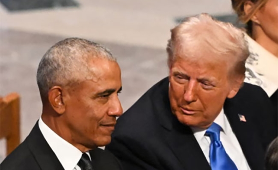 PRESIDENT TRUMP POSTS BARACK OBAMA'S A.I. MUGSHOT ON TRUTH SOCIAL