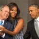 GEORGE W. BUSH AND MICHELLE OBAMA RECREATE ICONIC ALTOIDS MOMENT AT OBAMA CENTER REUNION