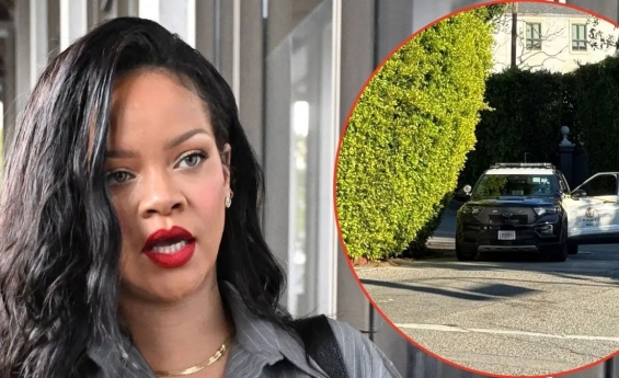 GUNFIRE TARGETS RIHANNA'S BEVERLY HILLS HOME WHILE STAR IS INSIDE 