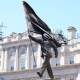 BANKSY UNVEILS STRIKING NEW STATUE IN CENTRAL LONDON 