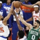 BOSTON CELTICS DOMINATE NEW YORK KNICKS TO GRAB THEIR FIRST WIN OF SERIES