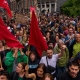 SPANISH PROTESTERS MARCH ON PARLIAMENT AS EMERGENCY HOUSING DECREES ARE SET TO BE REJECTED