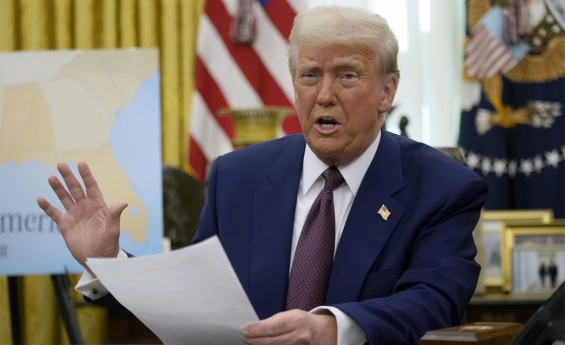 TRUMP SAYS HE MUST BE 'INVOLVED' IN CHOOSING IRAN'S NEXT LEADER.