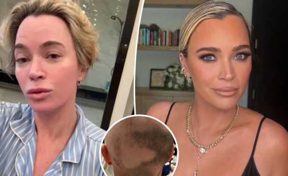 TEDDI MELLENCAMP SHOWS SURGERY SCARS AND ASKS FANS FOR HAIR ADVICE DURING CANCER TREATMENT 