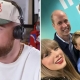 TRAVIS KELCE JOKES HE UNDERSTANDS WHY PRINCE WILLIAM WANTED HIM OUT OF TAYLOR SWIFT SELFIE