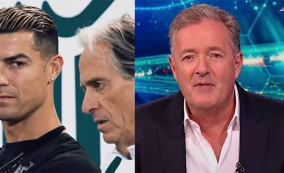 PIERS MORGAN SLAMS PORUGAL COACH OVER RONALDO SAGA