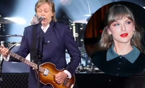 PAUL MCCARTNEY SAYS TAYLOR SWIFT'S GLOBAL FAME FEELS LIKE MODERN-DAY BEATLEMANIA