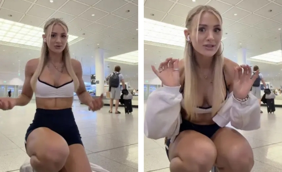 FITNESS INFLUENCER EDDA ELISA BANNED FROM BOARDING A FLIGHT BECAUSE OF HER REVEALING OUTFIT
