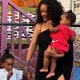 RIHANNA TAKES HER KIDS TO HOME WHERE SHE GREW UP