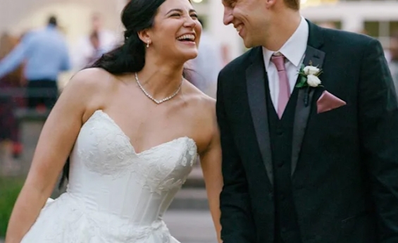 WNBA STAR MEGAN GUSTAFSON MARRIES DAVID DILEO IN ROMANTIC WEDDING GARDEN