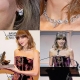 TAYLOR SWIFT SHINES IN MILLION DOLLAR DIAMOND ENSEMBLE