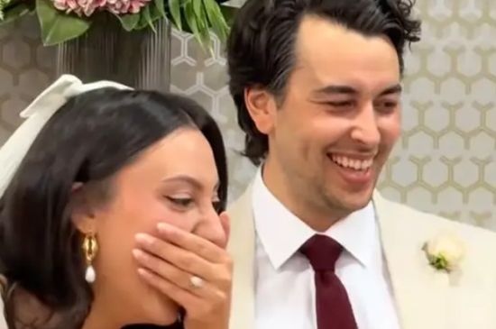 U.K. PRIME MINISTER ANDY BURNHAM SURPRISES NEWLYWEDS WITH VIDEO AFTER BRIDE JOKES ABOUT HIM ‘RUINING’ THEIR WEDDING