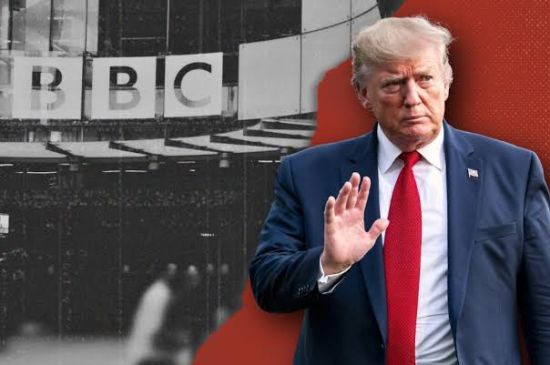 PRESIDENT TRUMP ACCUSES THE BBC OF HARASSING HIS FAMILY IN DEFAMATION BATTLE