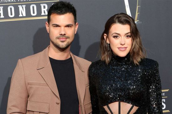TAYLOR LAUTNER, WIFE TAY BREAK DOWN  IN TEARS DURING GENDER REVEAL