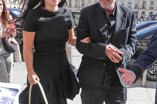 TIM BURTON AND DAUGHTER NELL MAKE RARE JOINT APPEARANCE AT PARIS FASHION WEEK