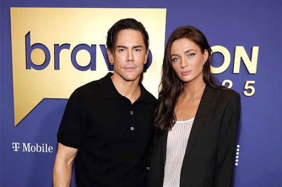 TOM SANDOVAL APPEARS TO PUSH AWAY GIRFRIEND'S FATHER INTO LIT FIRE PIT IN AN ARGUMENT