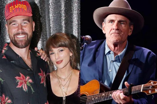 JAMES TAYLOR REVEALS WHY HE MISSED TAYLOR SWIFT AND TRAVIS KELCE'S WEDDING