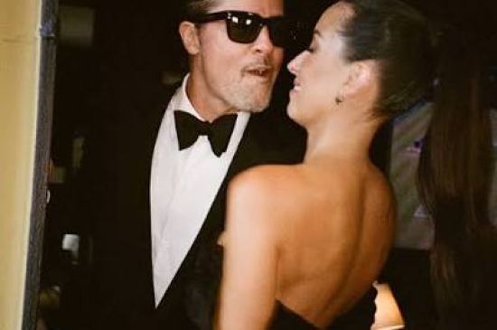 BRAD PITT AND INES DE RAMON HARD-LAUNCH ROMANCE IN TAYLOR SWIFT WEDDING PHOTOS