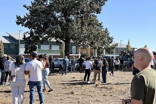 TEEN GUNMAN, 16, KILLS THREE CHILDREN AGED 5, 8, 11 AND A TEACHER IN OREGON ELEMENTARY SCHOOL