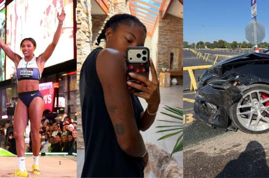 TARA DAVIS-WOODHALL SAYS SHE'S ‘LUCKY TO BE ALIVE’ AFTER CAR CRASH